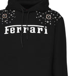 Felpa logo con cappuccio 48118 -BLK FERRARI 