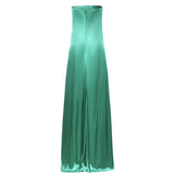 Abito lungo con nappina gioiello Circle Strass 80AAO447 N0695162 GENNY 