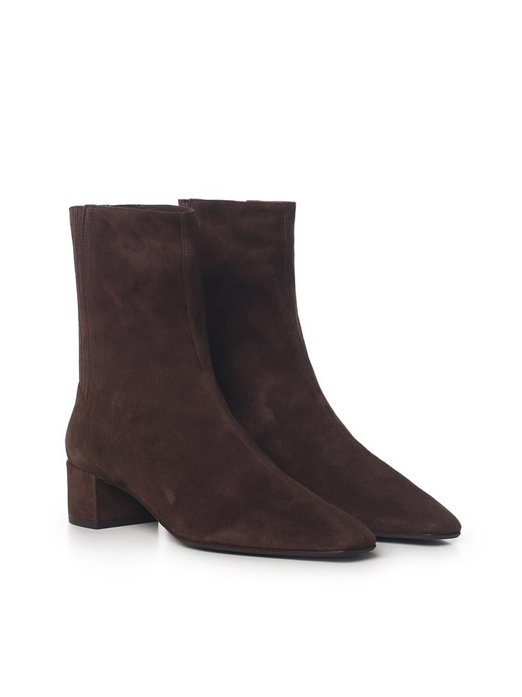 Stivaletti Saint Honore in suede SHOMIDB8 SUEESP AQUAZZURA 