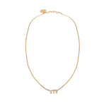 Collana in metallo con cristalli 5IC305 2DNCF0NXA MIU MIU 
