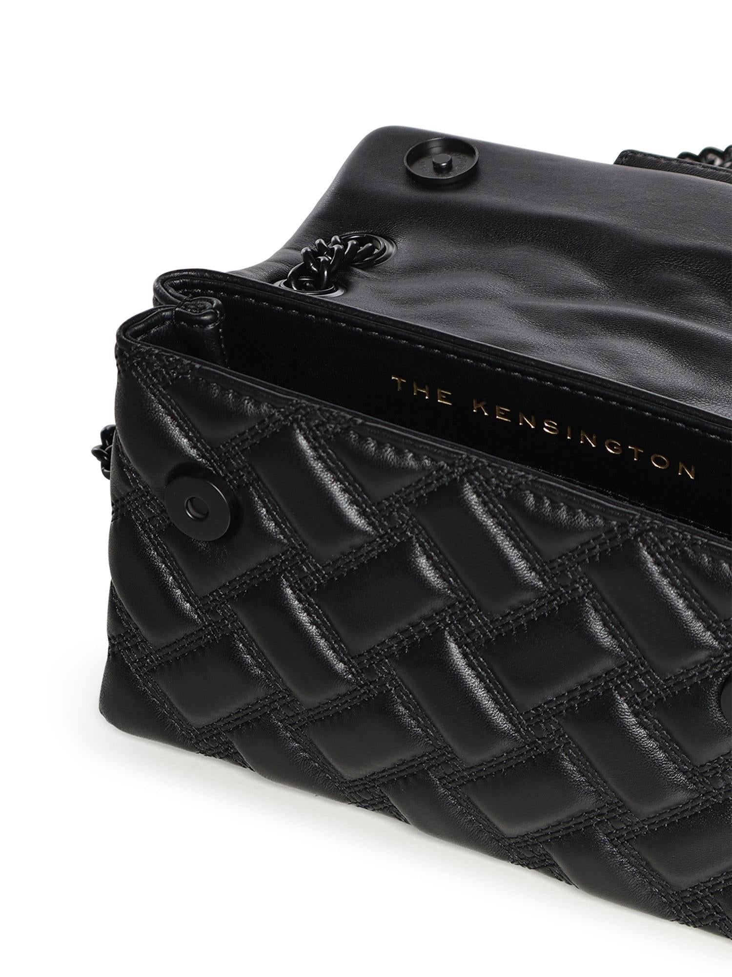 Mini bag Kensington Drench in pelle 7376600109 BLACK KURT GEIGER 