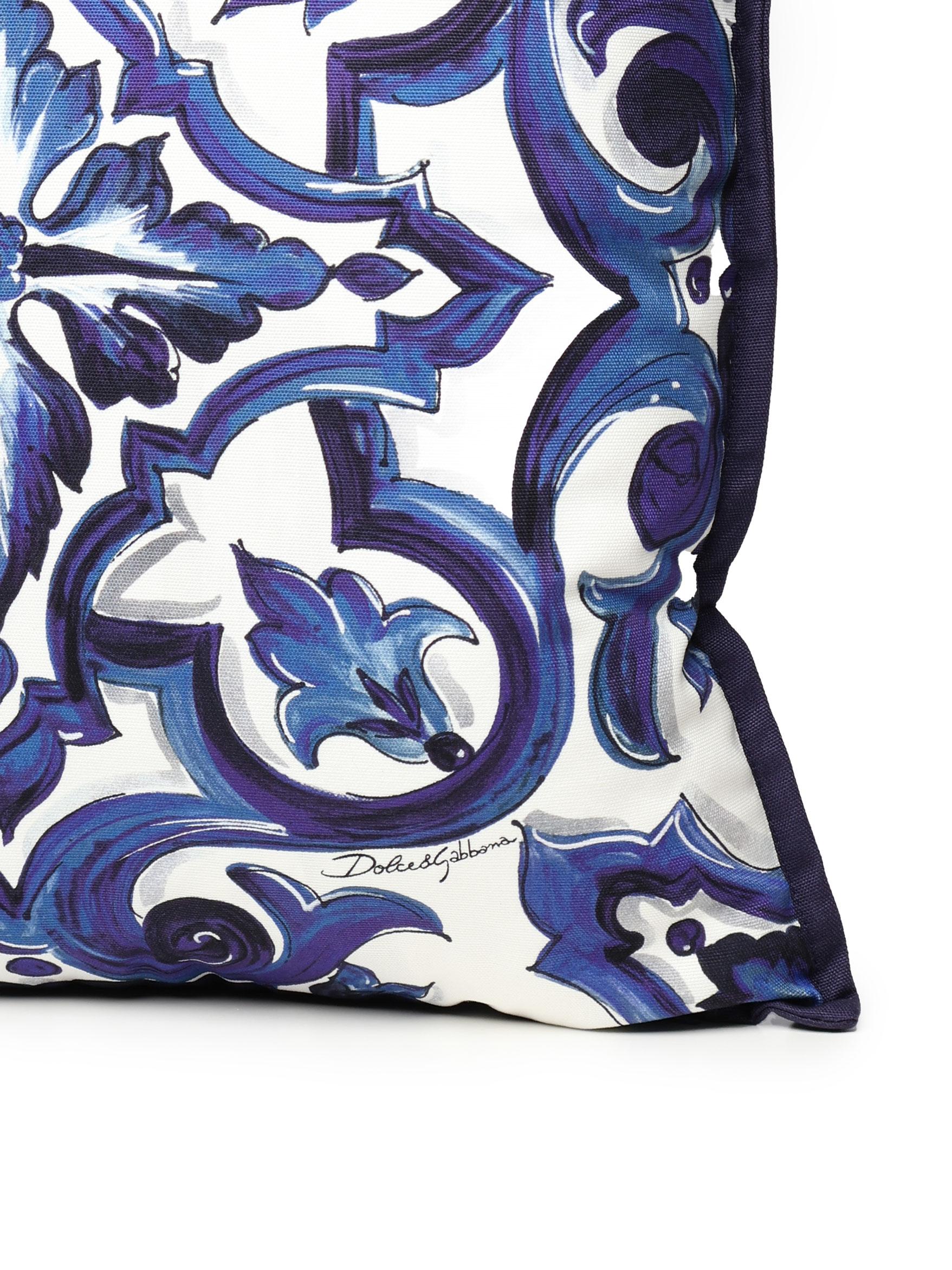 Cuscino in canvas piccolo TCE001 TCAA2UB012 DOLCE & GABBANA HOME 