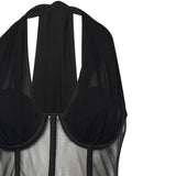 Abito Anya KPS0016 BLACK FOR LOVE & LEMONS 
