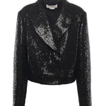 Giacca cropped con paillettes 79AAQ502 N0657899 GENNY 