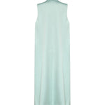 Gilet lungo in envers satin 80AAP547 N0707189 GENNY 