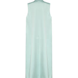 Gilet lungo in envers satin 80AAP547 N0707189 GENNY 