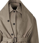 Trench con cappuccio rovesciato in twill di cotone 831516 TQP079966 BALENCIAGA 
