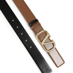 Cintura Vlogo Signature in Vitello lucido 6W2T0T15 ZFR11J VALENTINO GARAVANI 