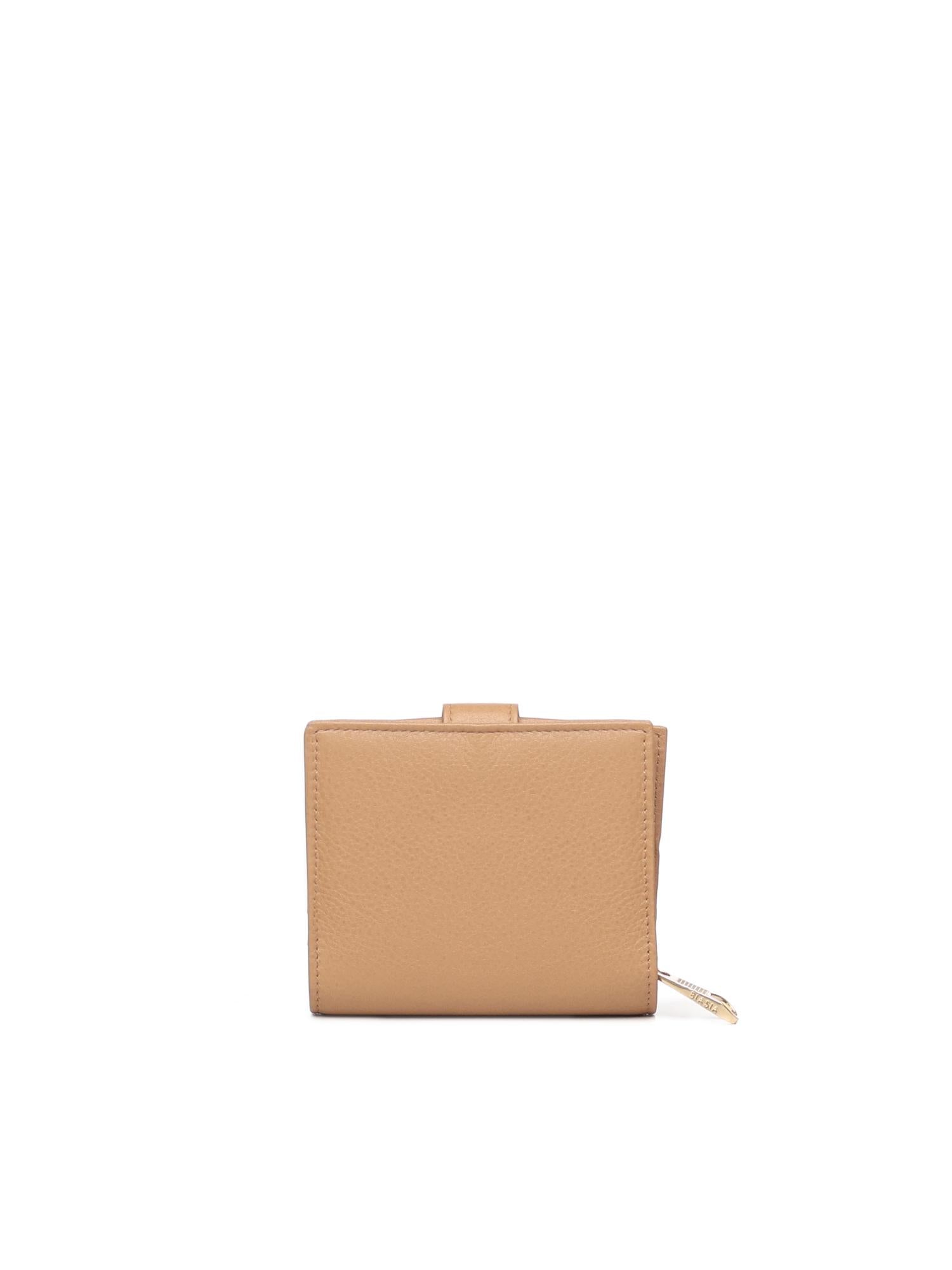 Portafoglio con logo in pelle BIPP9FF215 CAMEL BIASIA 