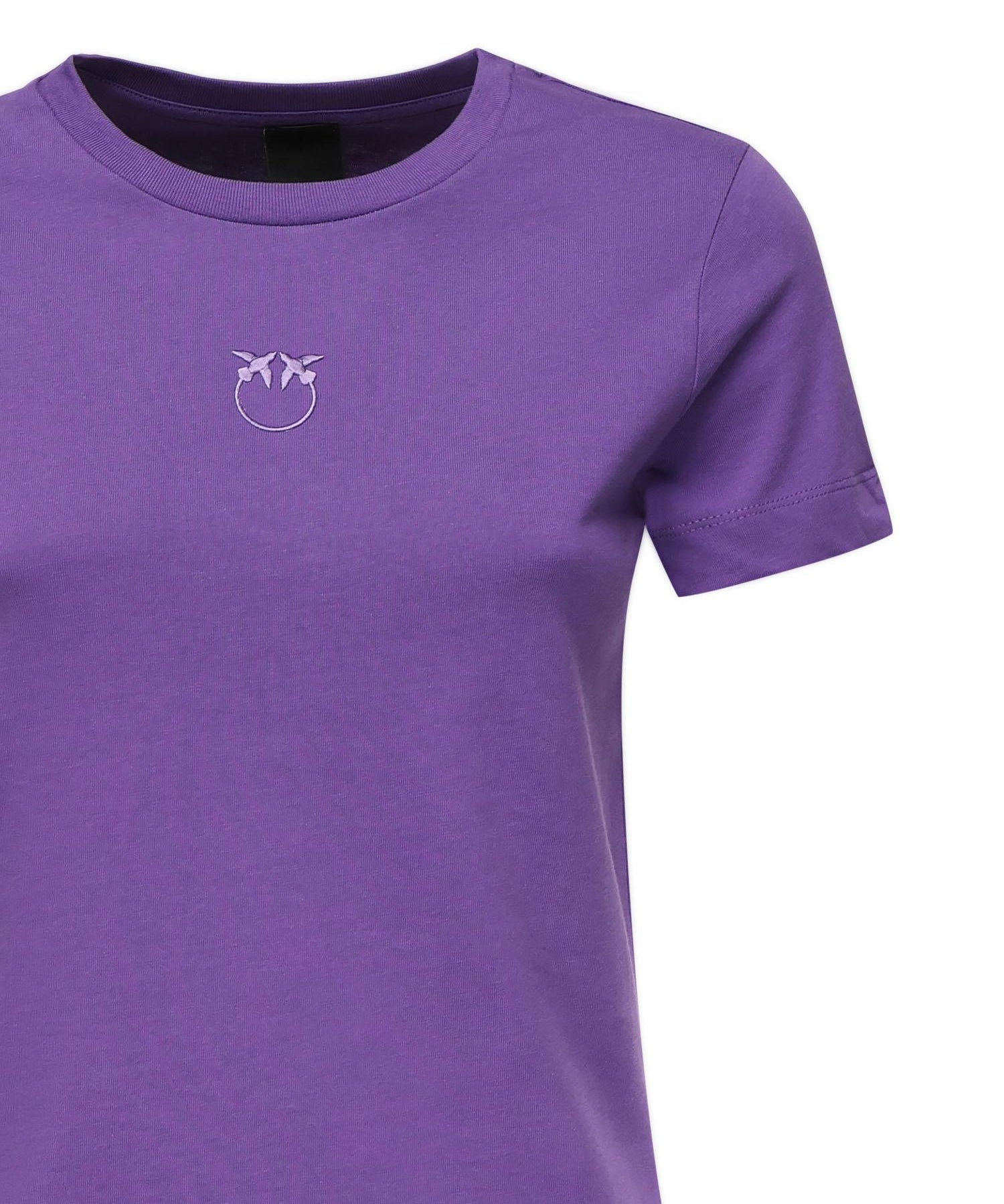 T-shirt con ricamo logo 100355 A2RDW79 PINKO 