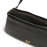 Borsa a tracolla Mini Double Bag in pelle 105359 A0QOZ99Q PINKO 