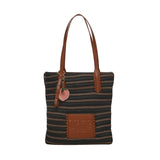 Borsa shopping con logo 73BS9M802 CASSIENERO/CUOIO V° 73 