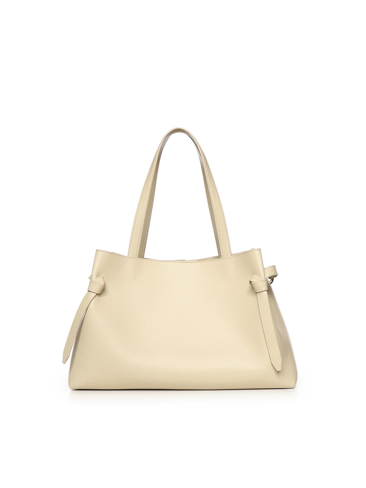 Borsa tote Gyoza in pelle GYOZA TOTE PEBBLE GRAIN LEATHER  YUZEFI 