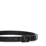 Cintura Vlogo Signature in vitello 8Y2T0SM3 BQT0NO VALENTINO GARAVANI 