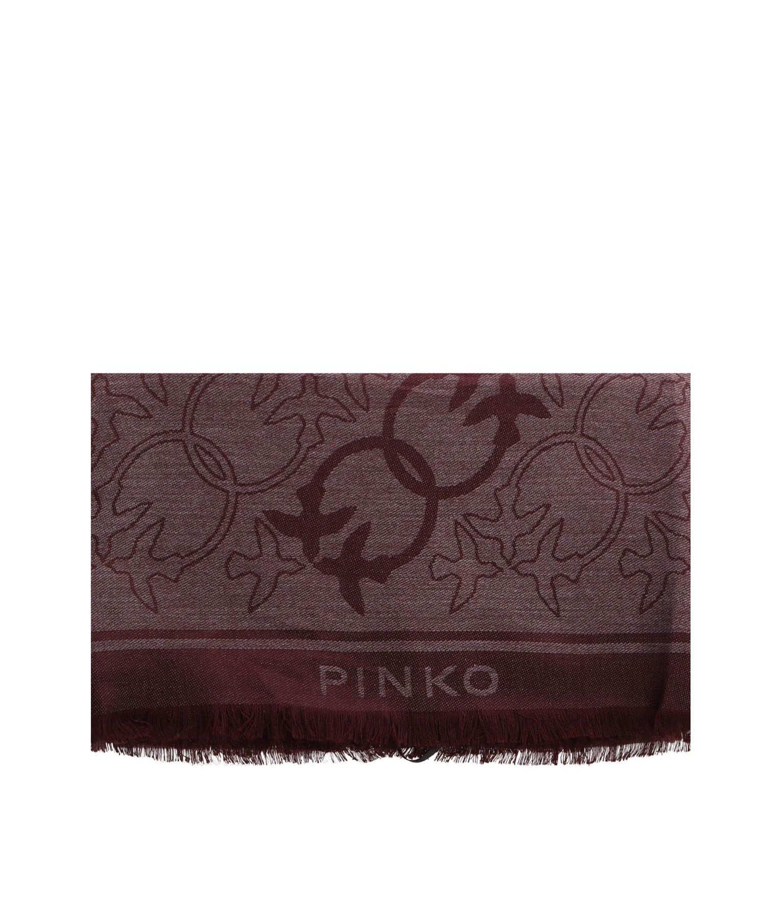 Sciarpa in misto viscosa jacquard 106017 A2ZHR57 PINKO 
