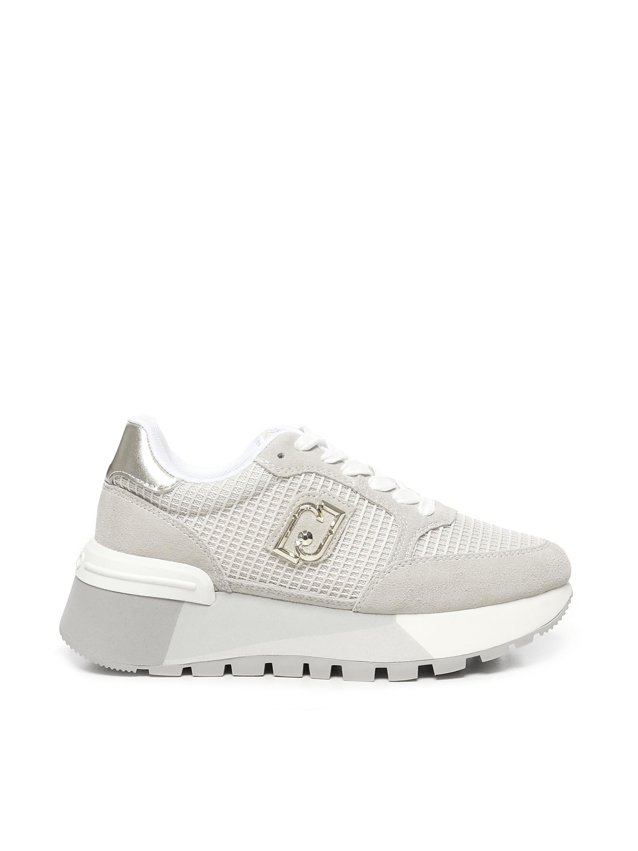 Sneakers platform in suede e mesh BA5049PX027S1803  LIU JO 