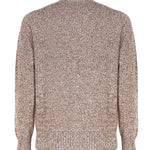 Maglia girocollo in cashmere mouliné UXA249 Y1B10EM447 MALO 