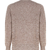 Maglia girocollo in cashmere mouliné UXA249 Y1B10EM447 MALO 