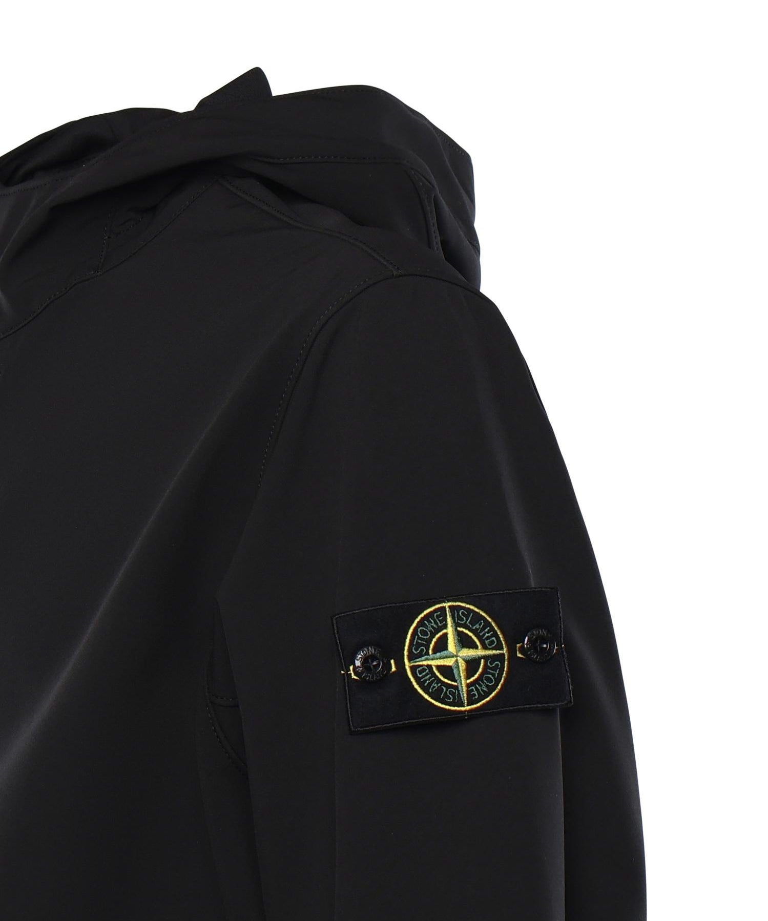Giacca antigoccia in reps di nylon con logo L1S154100118 S0A22V0029 STONE ISLAND 