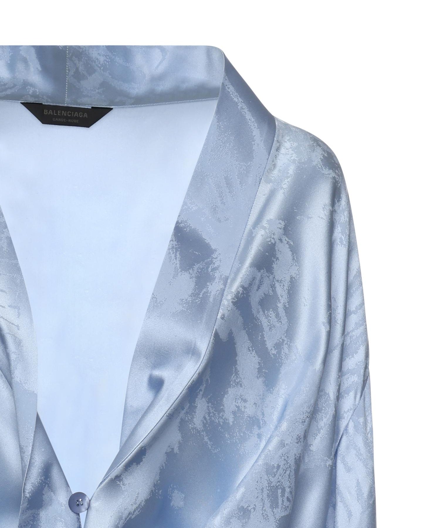 Abito a portafoglio in seta jacquard 857327 TTN105840 BALENCIAGA 