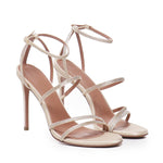 Sandali Mary in satin MARY105 RASOPLATINO GIULIANO GALIANO 