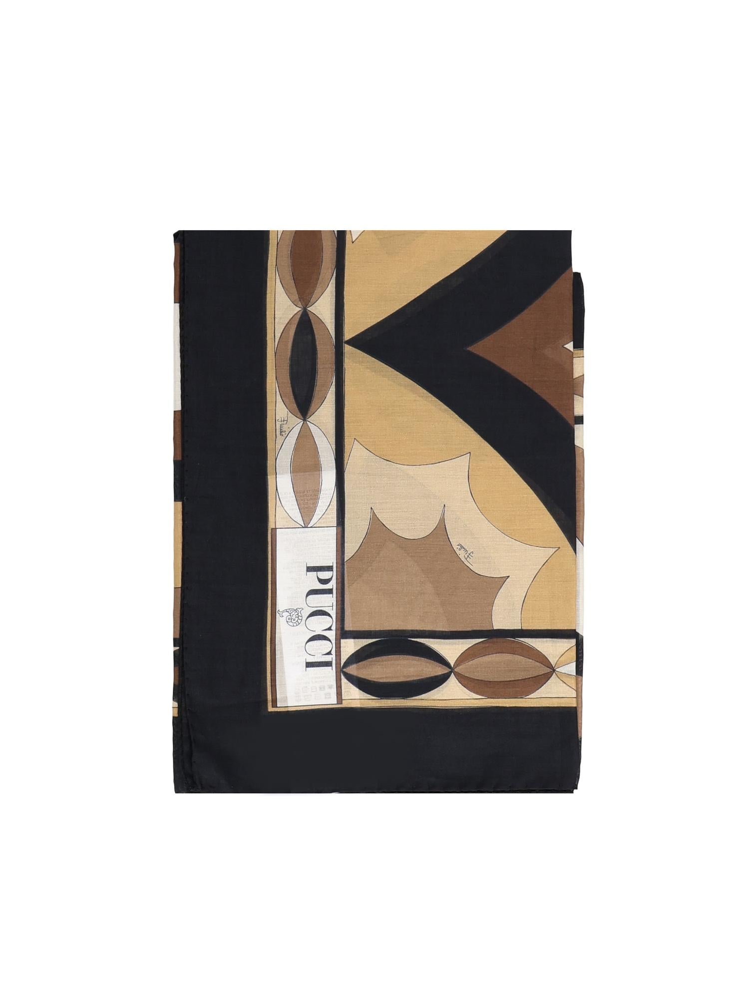 Pareo con stampa in cotone 5UPD05 5U974027 PUCCI 