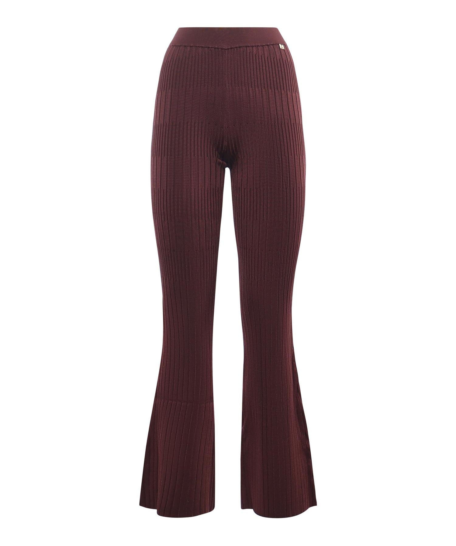Pantalone palazzo in maglia a costine 5YGB29 5881ZRGP MARCIANO BY GUESS 