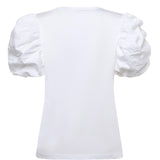 T-shirt con maniche a sbuffo 114721 400 ROTATE 