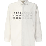 Camicia in popeline con logo SH0DT0025 MTN085961 MM6 Maison Margiela 