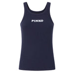 Tank top con logo 3D 107302 A3H6GA3 PINKO 
