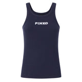 Tank top con logo 3D 107302 A3H6GA3 PINKO 