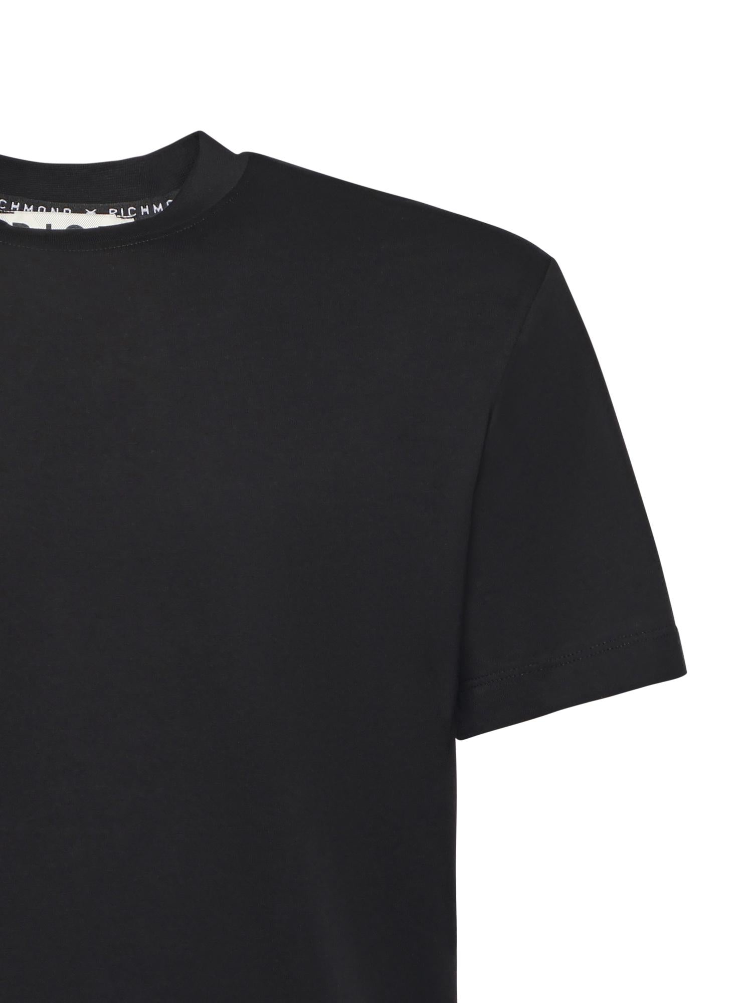 T-shirt Simen in cotone UMA25053TS BLACK RICHMOND X 