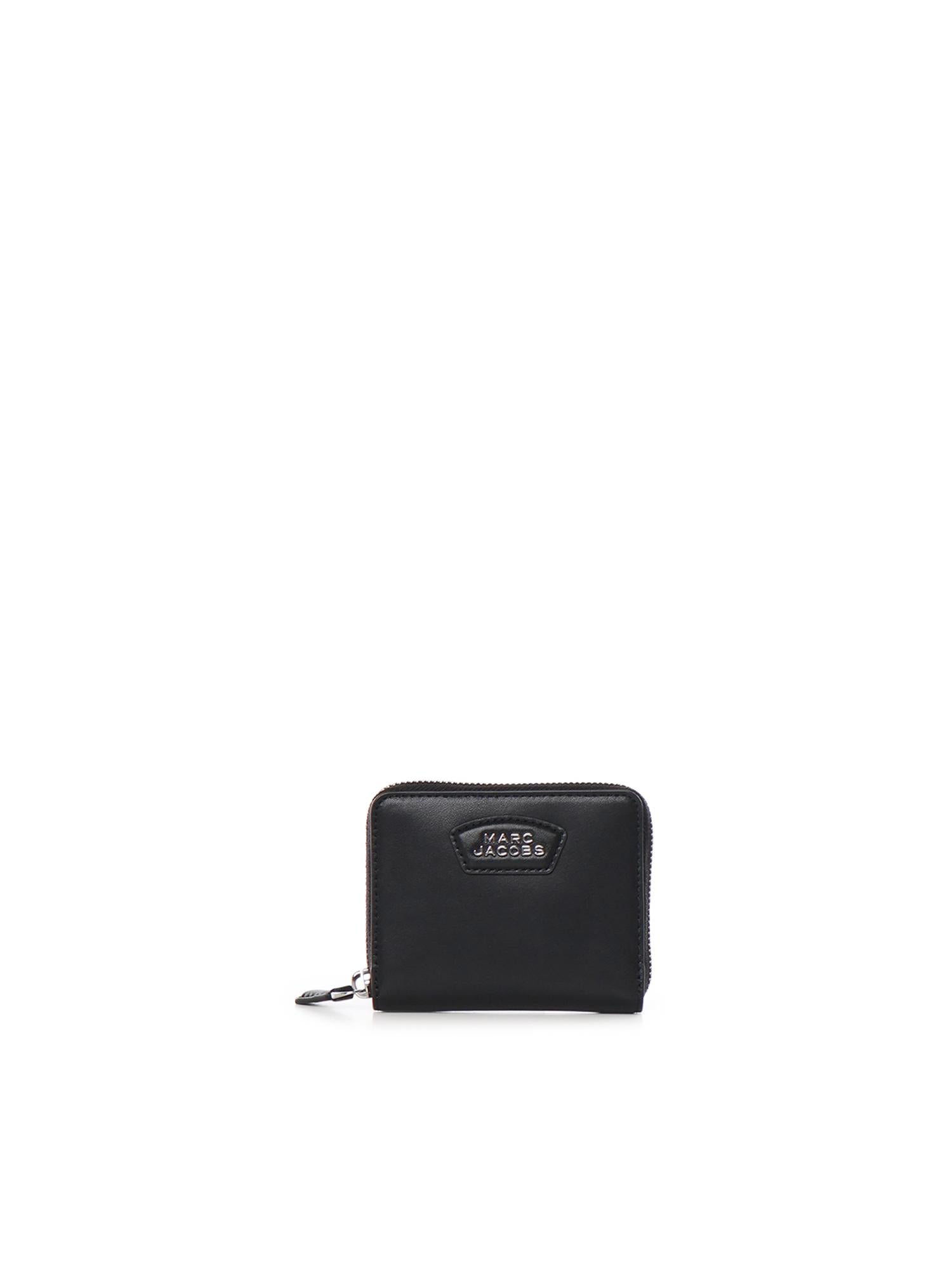 Portafoglio con logo in pelle 2R5SMP016S01 001 MARC JACOBS 