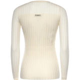 Cardigan in maglia leggera a coste 106321 A34BC14 PINKO 