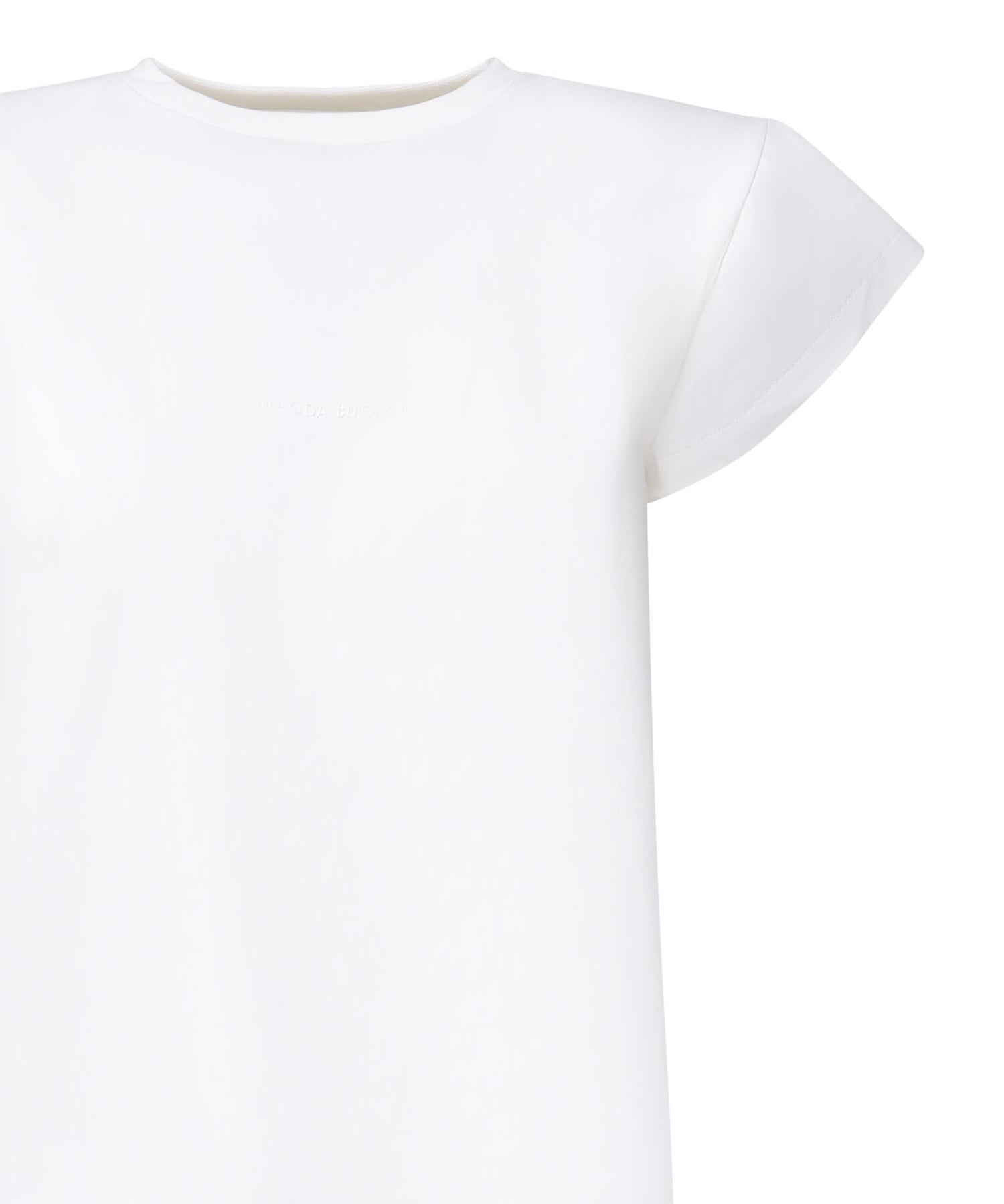 T-shirt con spalle imbottite<BR/> 1667202007344  MAGDA BUTRYM 