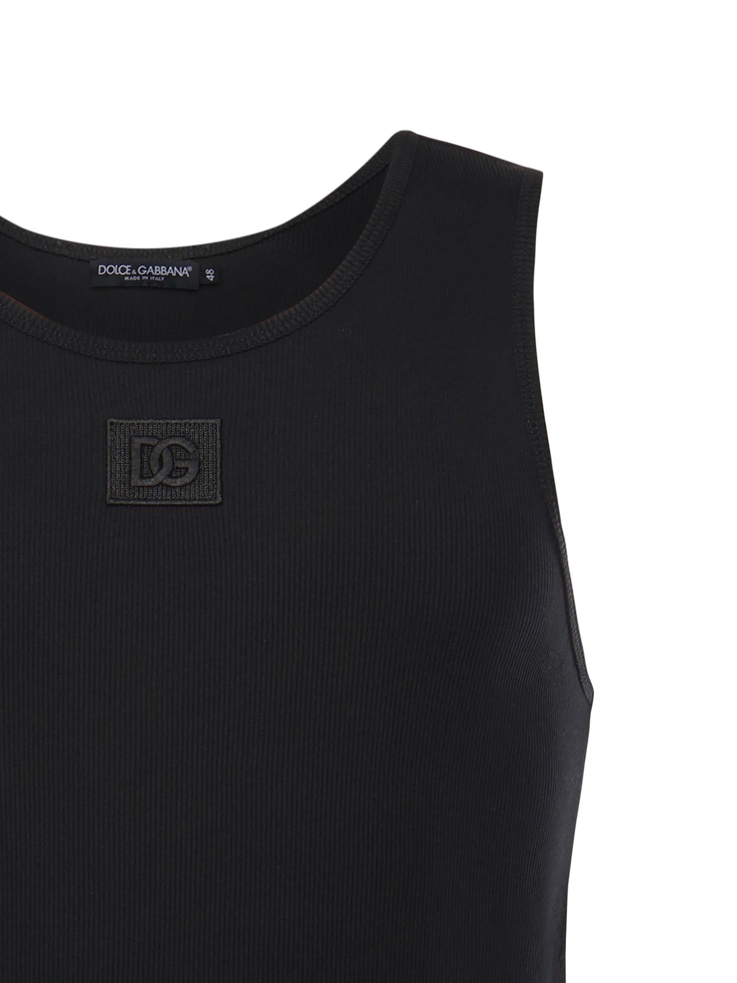 Canotta a costine G8QG9Z FU7AVN0000 DOLCE & GABBANA 