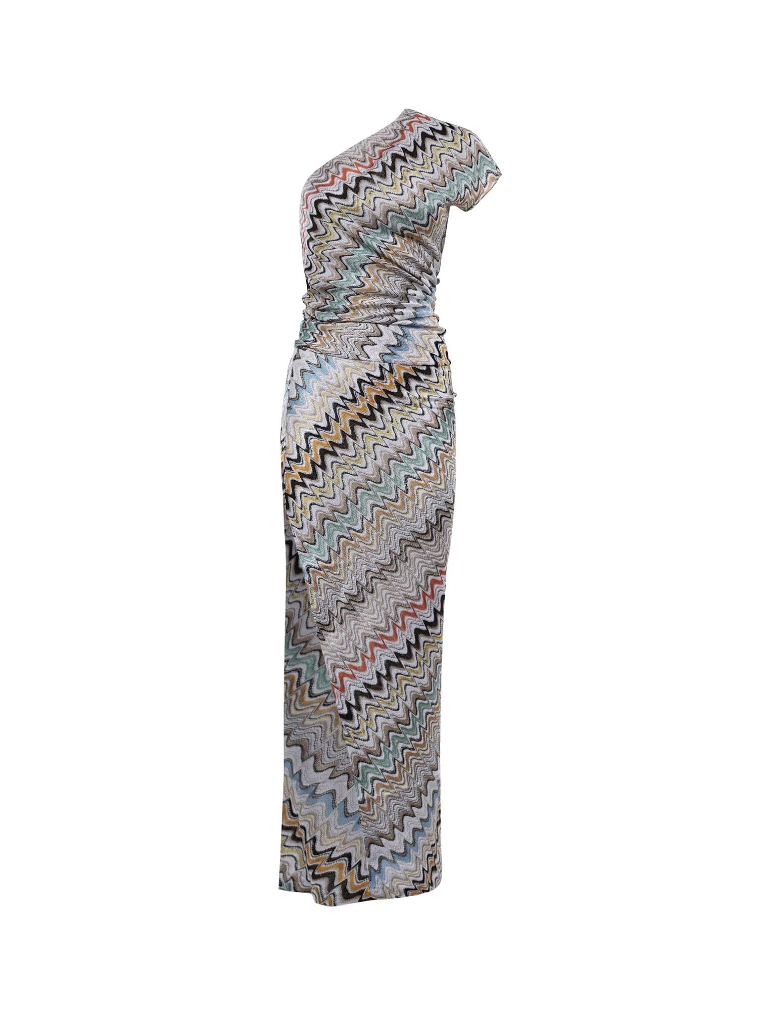 Abito lungo monospalla Wave DS26SG47 BR015BSMSNN MISSONI 