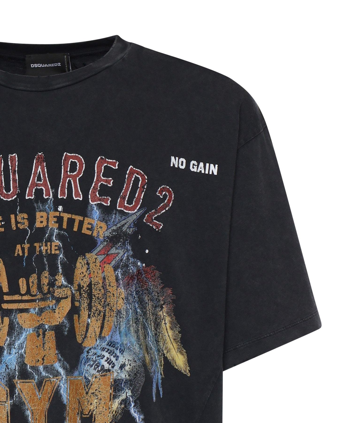 T-shirt in jersey con stampa S74GD1539 D20108814 DSQUARED2 