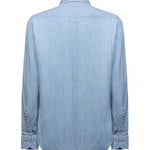 Camicia in denim di cotone 13050 2 BORRIELLO NAPOLI 
