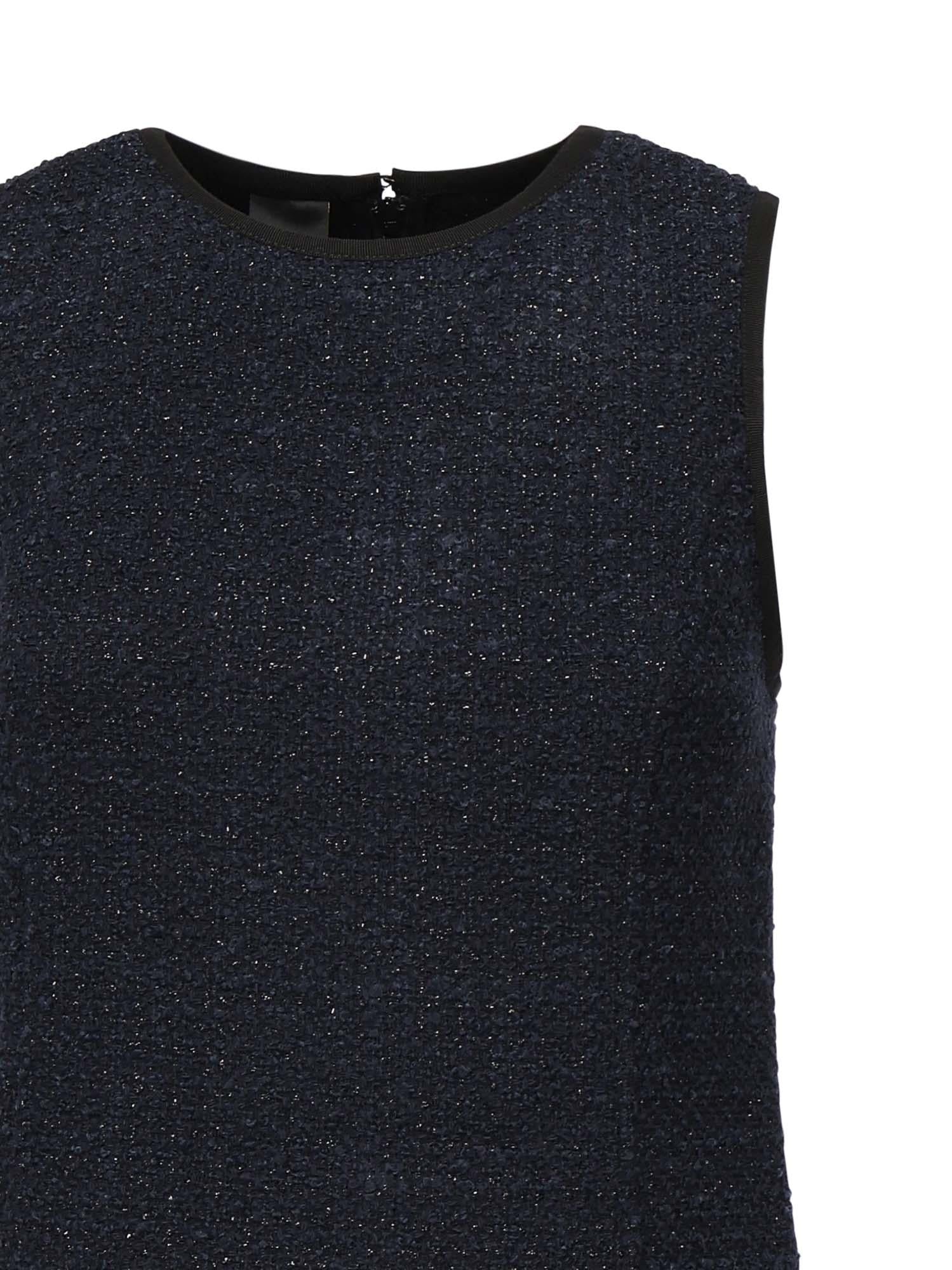 Abito smanicato in tweed 105795 A2VLG82 PINKO 