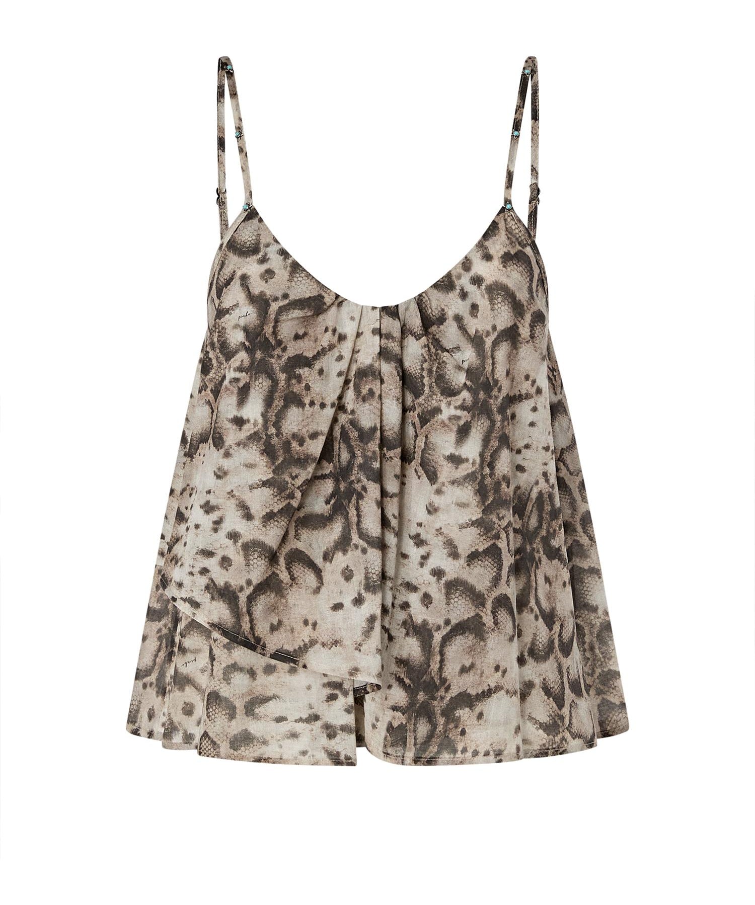 Top con stampa snake 106868 A3APCZ9 PINKO 