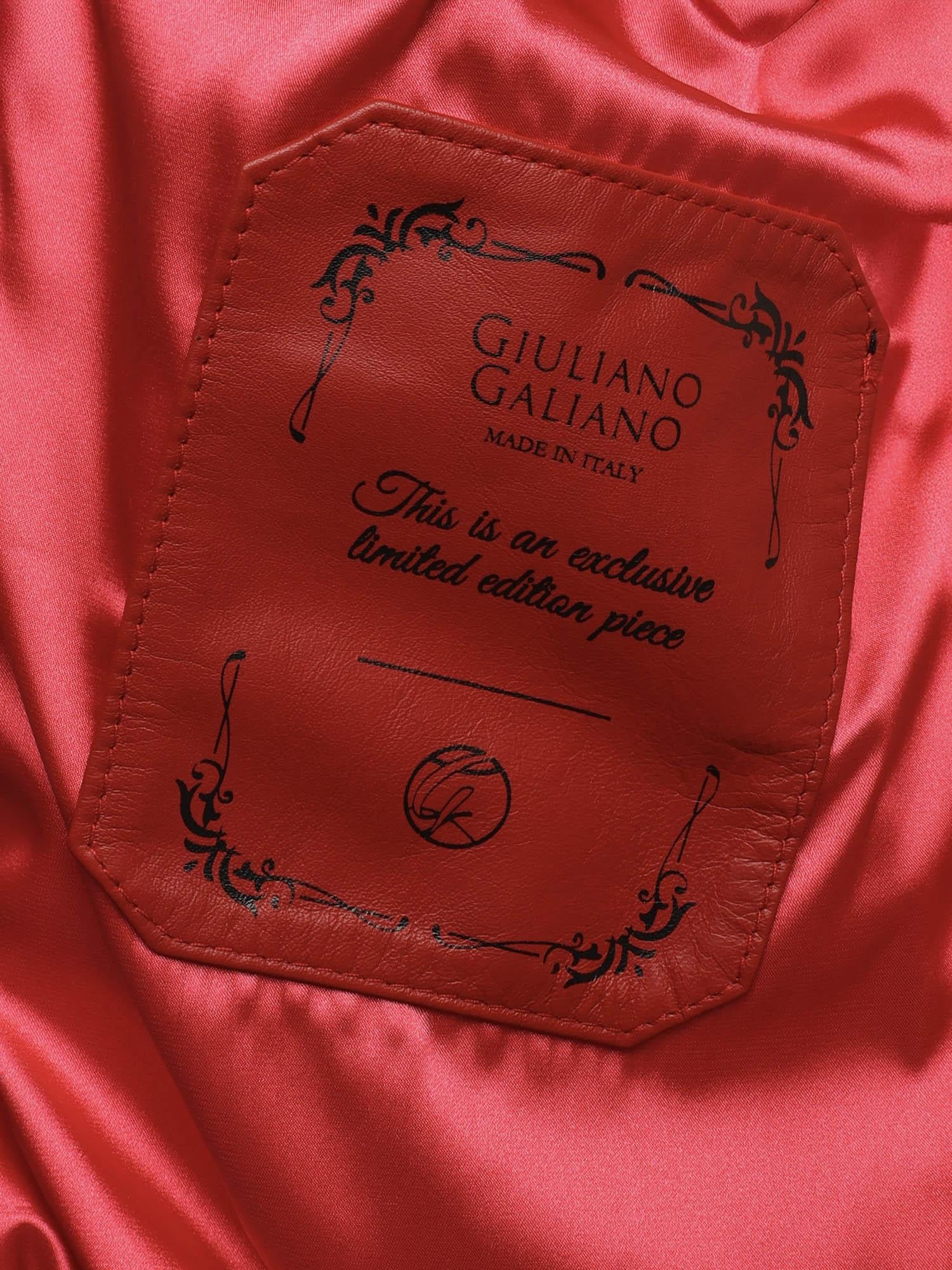 Giubbotto Go Hard in pelle GO HARD COCCONERO GIULIANO GALIANO 