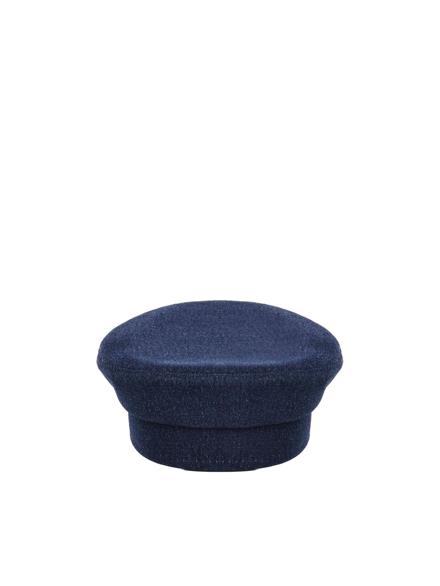 Cappello Baker Boy in denim distressed KPC078PS26  RUSLAN BAGINSKIY 