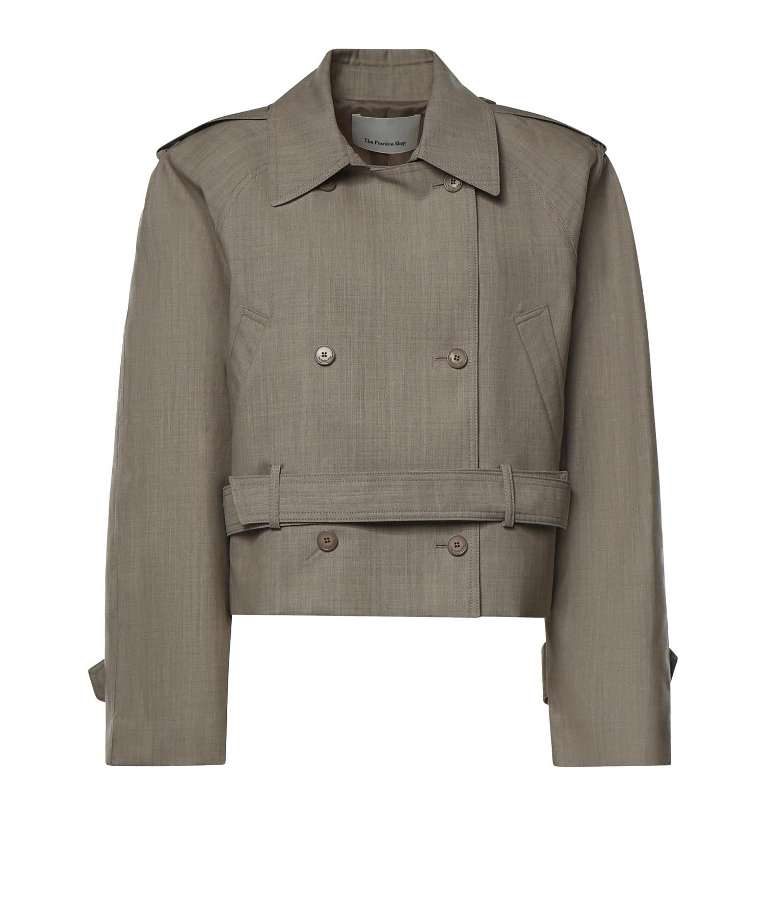 Trench Stan cropped TRFS22021276  THE FRANKIE SHOP 