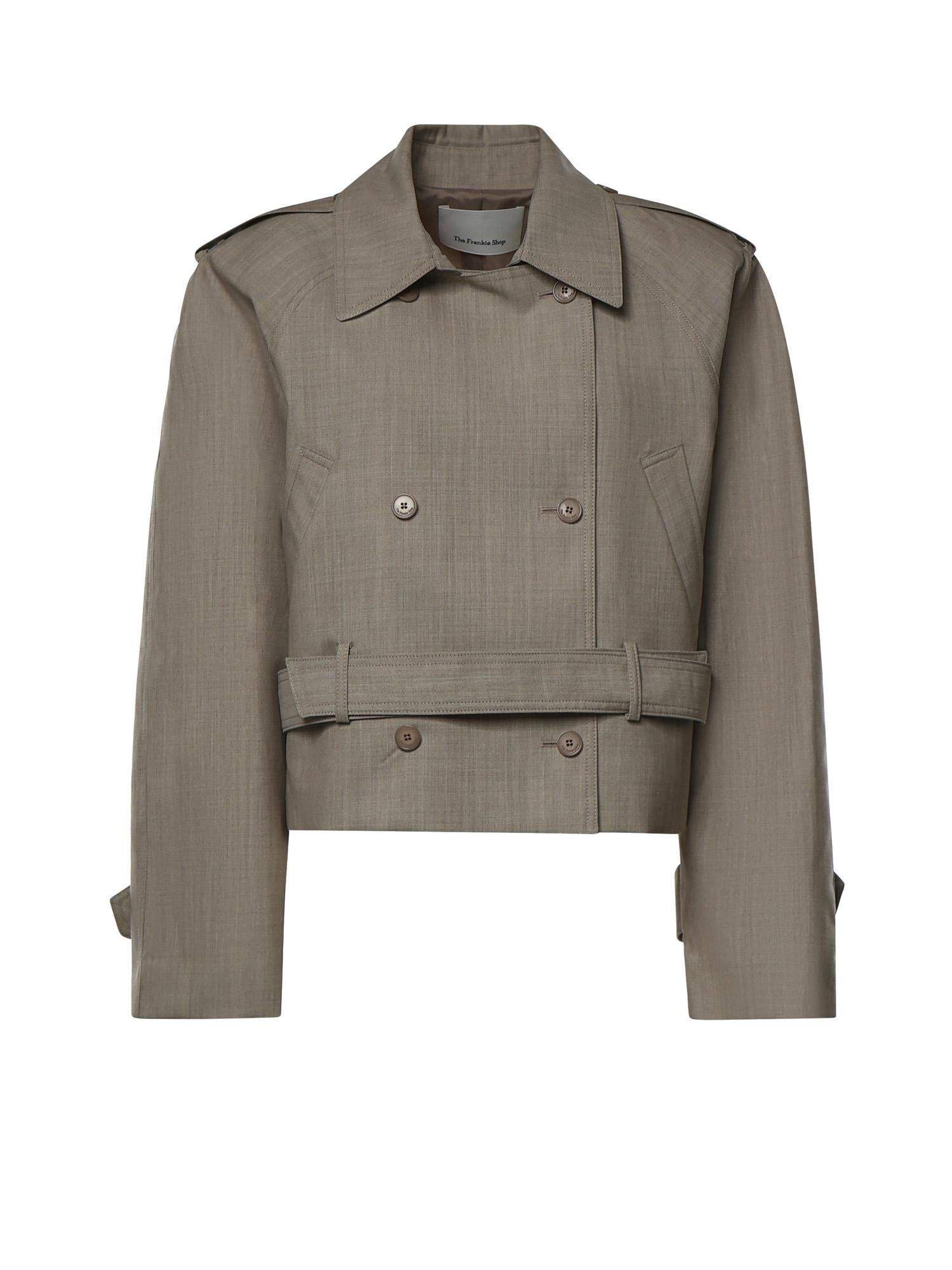 Trench Stan cropped TRFS22021276  THE FRANKIE SHOP 