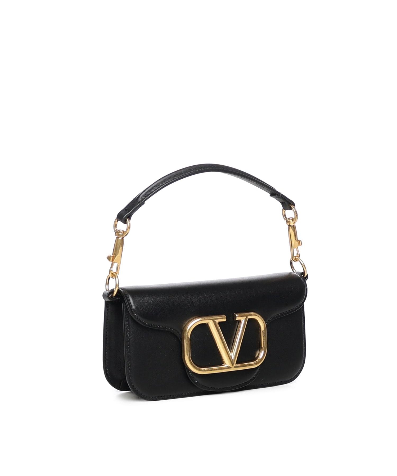 Borsa piccola a spalla Locò in vitello 8W2B0K53 ZXL0NO VALENTINO GARAVANI 