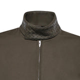 Giacca Harrington in cotone compatto 852530 V6D103976 BOTTEGA VENETA 