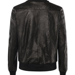 Bomber GoodFellas in pelle MIAMI VICE PITONENERO GIULIANO GALIANO 