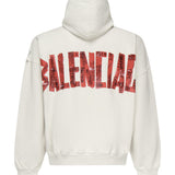 Hoodie Con Zip Security Tape 826162 TSVF83341 BALENCIAGA 