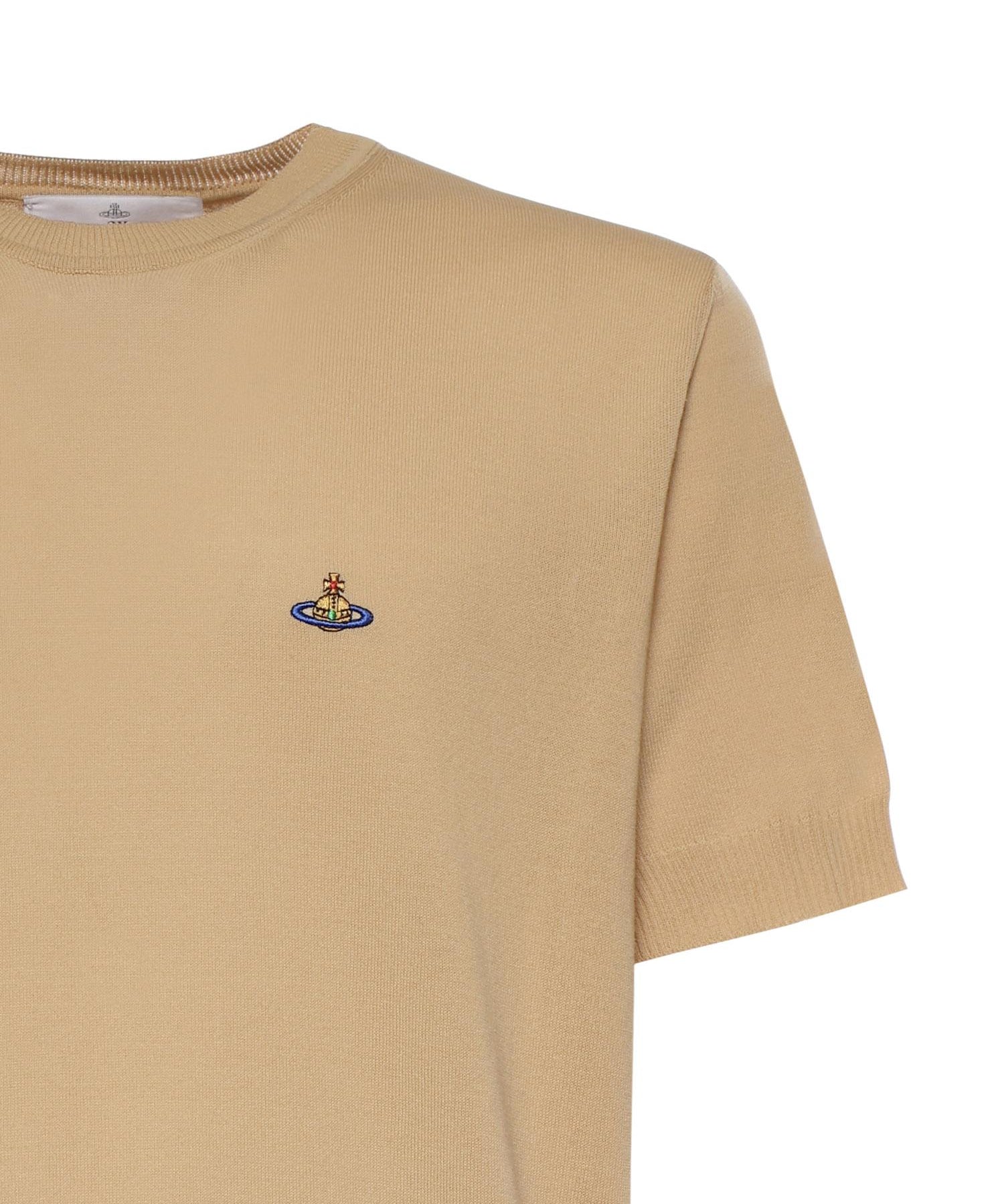 T-shirt Alex in cotone con logo 2701002G Y003FC404 VIVIENNE WESTWOOD 